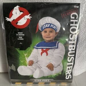 Ghostbusters Stay Puft Halloween Costume Infant 3-6 Months Baby NEW